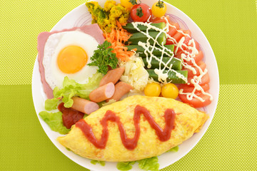 おいしそうなオムライス