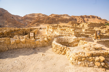 Obraz premium Qumran, where the dead sea scrolls were found