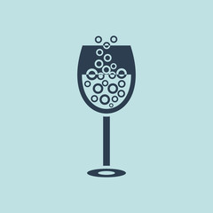 Icon of Drink Glass. EPS-10.