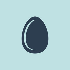 Icon of Egg. EPS-10.