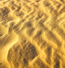 brown dry sand in sahara desert morocco africa erosion and abstr