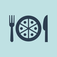 Icon of Restaurant. EPS-10.