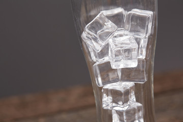 glass with ice