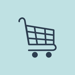 Icon of Shopping Cart. EPS-10.