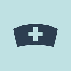 Obraz premium Icon of Nurse Cap. EPS-10.