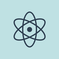 Icon of Atom. EPS-10.
