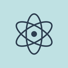 Icon of Atom. EPS-10.