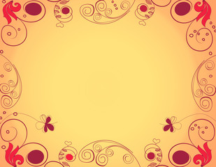 Beautiful floral background. Natural, sunny background. Spring background. Summer background. Background for design. Romance background