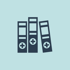 Icon of Binders. EPS-10.