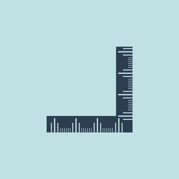 recommend clip art: Icon of Ruler. EPS-10.