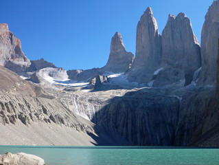tree peaks of torres del paine in chile