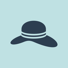 Icon of Ladies Hat. EPS-10.