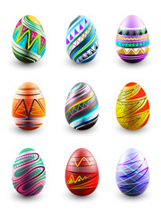 Easter eggs background