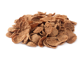 Buckwheat-wheat flakes heap