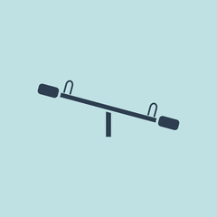 Icon of Seesaw. EPS-10.