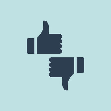 Icon of Like & Dislike. EPS-10.