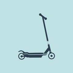 Icon of Kids Scooter. EPS-10.