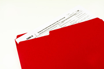 Tax Form 1095-C, Tax Form Details with Light Background