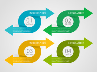 Infographic options design