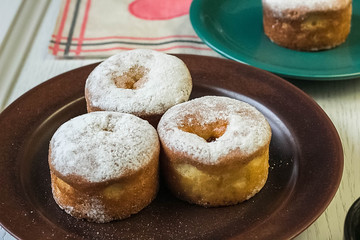 Plate of cake and coffee