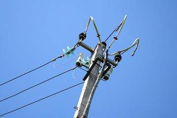 of the electric pole