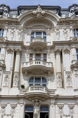 Österreich, Wien, Jugendstilhäuser am Naschmarkt