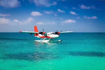 Maldives, sea plane