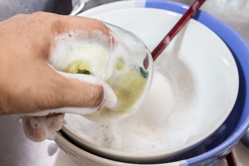Hand washing dish