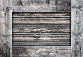 Wooden frame box template. Made with two different types of wood.