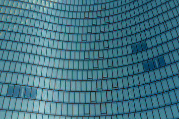 Architectural Detail Of Office Tower Skyscraper In Vienna