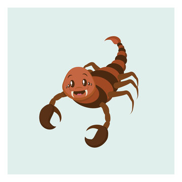 Stylized scorpion illustration
