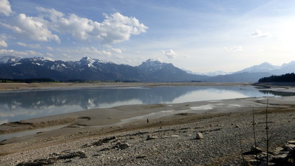 Forggensee abgelassen