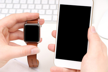 Smartphone and Smartwatch