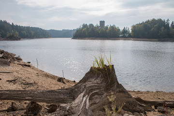 Stausee Ottenstein mit Ruine