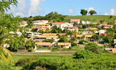 Martinique, the picturesque city of Le Vauclin in West Indies