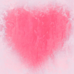 Grunge background with heart