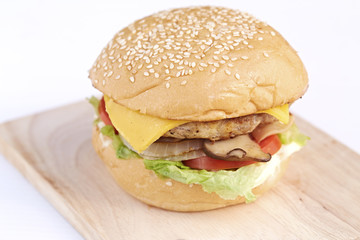 Burger pork