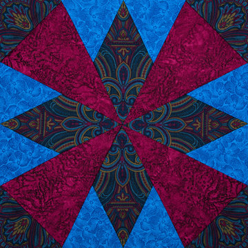 Detail of the quilt