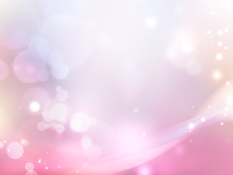 Pink shiny sparkling glowing abstract background