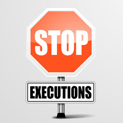 Stop Executions Sign