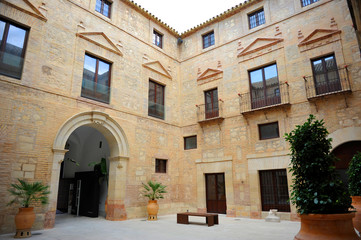 Fototapeta na wymiar Palacio de los condes de Santa Ana, Lucena, provincia de Córdoba, Andalucía, España