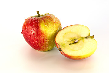 Apple green and red