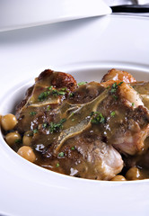 Tajin oxtail with chickpeas