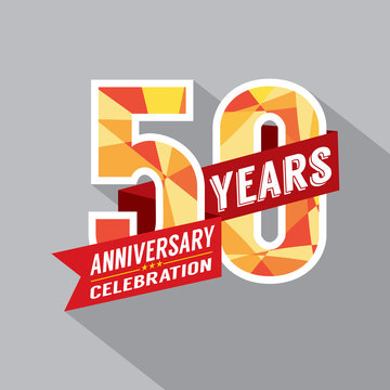 50th Year Anniversary Celebration Design.