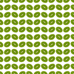 Seamless pattern background kiwi.