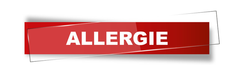 Button | Schild | Allergie