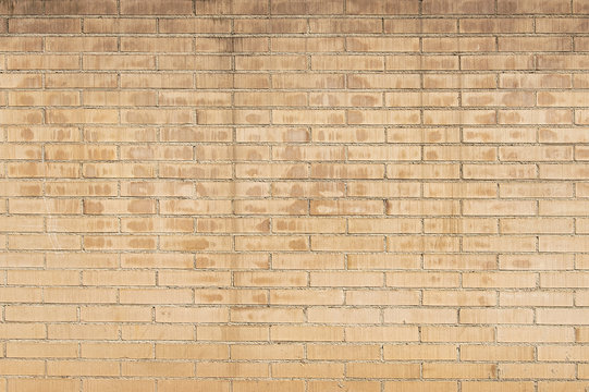 Old Beige Brick Wall Background Texture