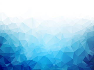 Panele Szklane Podświetlane  Geometryczne niebieskie tło tekstury lodu
