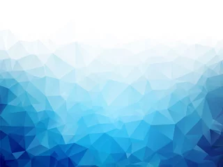 Foto op Plexiglas Geometric blue ice texture background © mimacz