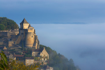 Fototapeta na wymiar Castelnaud Castle - Dordogne-Perigord